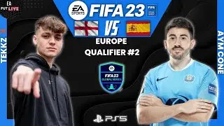 TEKKZ VS AYM CONE | (INTENSE MATCH) FIFA 23 GLOBAL SERIES eWORLDCUP  - EUROPE QUALIFIER #2