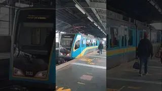 WELCOME BACK!!!💙💛 MRT-3 DALIAN TRAIN FIRST POST-PANDEMIC COMMERCIAL SERVICE (Read desc) #train #mrt