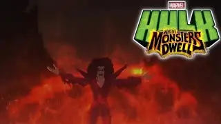 Nightmare vs Dr. Strange & his team. | HULK Where Monsters Dwell