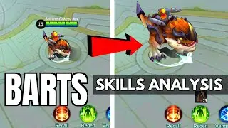BARTS : NEW FIGHTER TANK HERO SKILLS FULL ANALYSIS | Mobile Legends