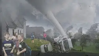 Germany Terrible Tornado Today | 43 people were injured By 3 tornadoes Strike in Germany | Tornado