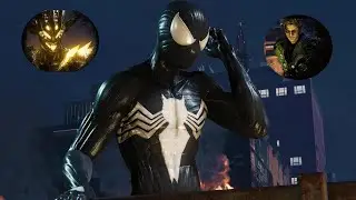 Symbiote Spider-Man vs Symbiote Electro and Goblin Harry Osborn