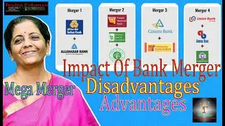 Mega Bank Merger | PNB, UBI, OBC & Canara, Syndicate & Indian, Allahabad & Union, Andra, Corp Bank