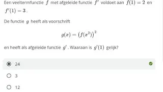 3217 2025 vraag 7 Arts Wiskunde Toelatingsexamen