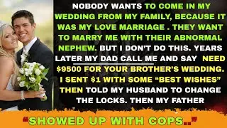 My Family Abandoned Me at My Wedding &mdash; Then Dad Showed Up With Cops.