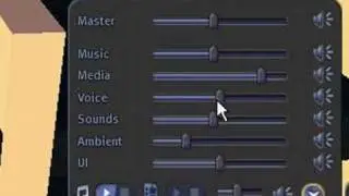 Second Life Volume controls