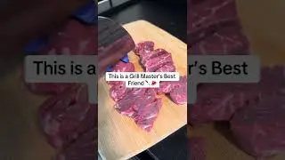 Master Steak Cutting with a Meat Cleaver! #knife #knifeskills #steak