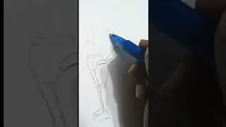 Draw easy female pose - Beginner Tutorial | #sketch #art #drawing #pose #sketchdaily