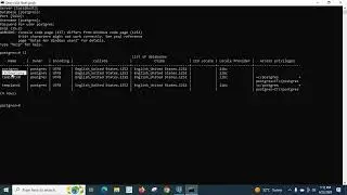 Создание схемы базы данных с помощью командной строки sql shell (psql) в postgreSQL &mdash; Учебное пос...