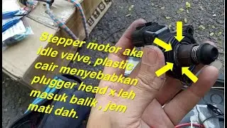 121.  Waja mmc stepper motor idle valve ganti !