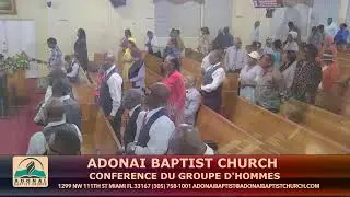 Adonai Baptist Church — (Tuesday) CONFERENCE DU GROUP D'HOMMES -- 1/13/26