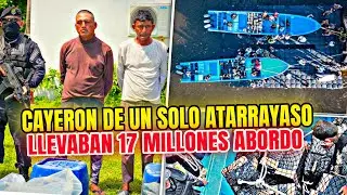 DE UN SOLO ATARRAYASO CAYERON FALSOS PESCADORES CHAPINES LLEVABAN LANCHAS TOPADAS DE MERCA