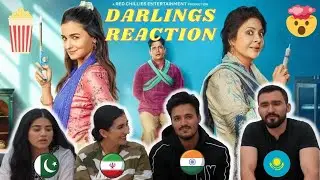 DARLINGS Trailer Reaction | Alia Bhatt | Shefali Shah | Netflix India | Foreigners React