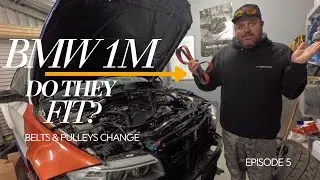  BMW 1M race car restoration Ep 5 Pulleys and Belts