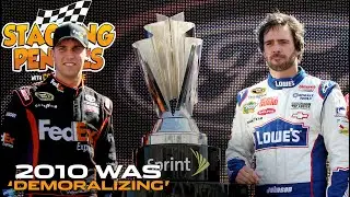 Denny Hamlin: 2010 title fight with Jimmie Johnson was 'demoralizing' | Stacking Pennies
