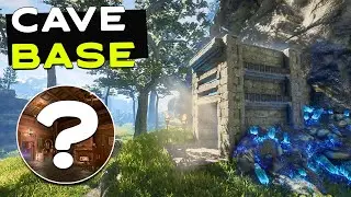 Discover The Inside Of My Mountain Vault - Enshrouded Cave Base Tour