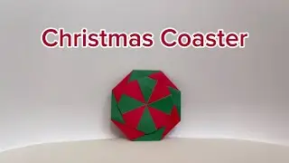 Origami Christmas Coaster