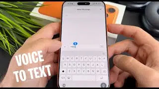 Как включить режим голосового ввода текста на iPhone 17 Pro / iPhone 17 &mdash; Голосовой ввод текста н...