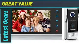 TMEZON 1080P Video Door Phone Intercom System with Night Vision & Motion Detection