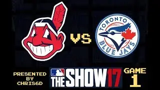 Indians @ Blue Jays &ndash; MLB The Show 17 &ndash; Retro Mode