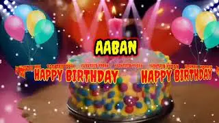 AABAN Happy Birthday to you//Wish You a Happy Birthday aaban