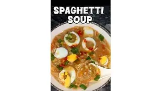 Chicken Spaghetti Soup Recipe 🍲 | Easy & Healthy Homemade Soup #ChickenSoup