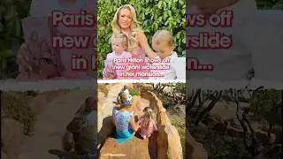 Paris Hilton shows off massive waterslide in her new mansion