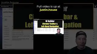 UI Builder - Modifying Workspace Left-Hand Navigation - short 🩳 #servicenow #userexperience #menu