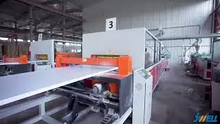Jwell WPVC door/hollow board extrusion line salat@jwell.cn