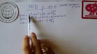 Estenmáticas. 4º ESO académicas. Ejercicio 20. MCD y mcm de polinomios.