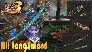 All LongSword Texture Remake MHP3rd HD & Jaggi Armor Sets Male BladeMaster