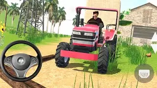 Indian tractor simulator 3d gameplay // tractor wala game video // Android gameplay malayalam