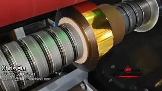 350M/min High Speed Servo Slitting  Rewinding Machine for 10-12 Micron Hot Stamping Foil Slitting