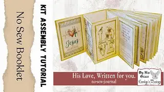 His Love, Written For You No Sew Junk Journal Booklet #christianjunkjournal #creativefaith