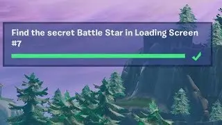 ✅ Find the secret Battle Star in Loading Screen 7 - Week 7 Season 8