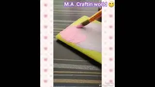 M.A crafting world 💞 #drowing  #diy #art #easy