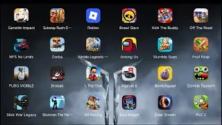 Roblox.Stumble Guys.Fruit Ninja.Need For Speed-No Limit.Solar Smash.Soul Knight