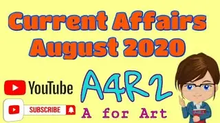 Current Affairs August 2020