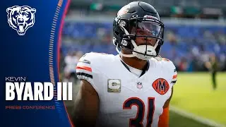 Kevin Byard III on Bears Coat Drive, attrition in secondary | Press Conference