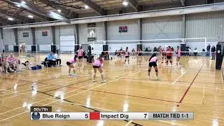 Challenge Cup Niagara Rapids Blue Reign vs Impact Dig 3rd set (5th/7th)