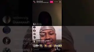 GQ CASANOVA PRESSES THE CC SHOW ON IG LIVE❗️ HE&rsquo;S PANICKING‼️