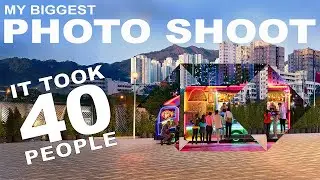 MY BIGGEST PHOTO SHOOT EVER | 40 People To Take 1 Photo