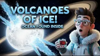 The Moon With Volcanoes of Ice