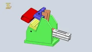 Clamping station with toggle-lever clamp system