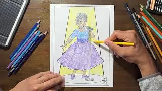 Black History Coloring Pages &bull; Ella Fitzgerald Coloring Page Quiet Coloring Activity (9 Minutes)