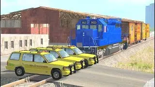 Crazy Train Crashes #14 - BeamNG Drive | Crashes Plus
