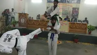 YDPG COLLEGE LAKHIMPUR KHEI TAEKWODO DEMONSTRATION...