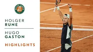 Holger Rune vs Hugo Gaston - Highlights Round 3 I Roland-Garros 2022