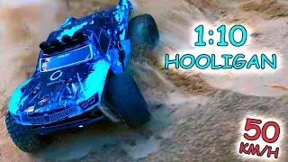 Unleash the Power: Overmax X-Hooligan 1:10 RC Monster Truck in Action at 50km/h!