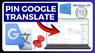 Google Translate: закрепить на панели задач ноутбука | создать ярлык